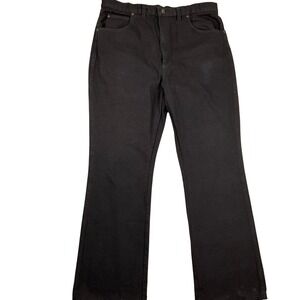 Sheplers Jeans Mens 40W Black Denim 514 -045 Shirt Gripper Cowboy Cotton USA